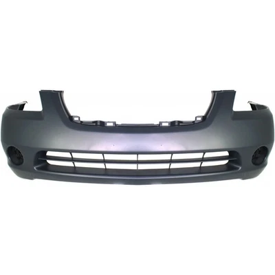 For Nissan Altima Bumper Cover 2002 2003 2004 Front Primed w/ Fog Light Holes - Image 1 of 4