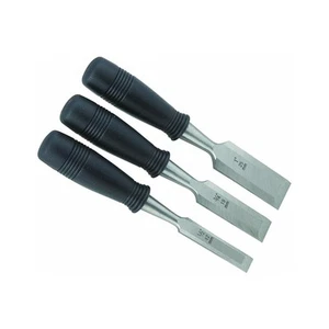 Do It Best DIB 307769 Master Forge 3 Piece Wood Chisel Set Sharp Hardened Steel - Picture 1 of 2