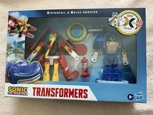 Transformers X Sonic The Hedgehog Cola de Ala Cola de Ala Cola y Booster Azul Hasbro - Imagen 1 de 6
