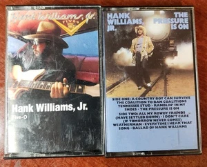 Hank Williams, Jr. Five-O (1985) Music album Cassette (LOT OF 2) - Picture 1 of 2