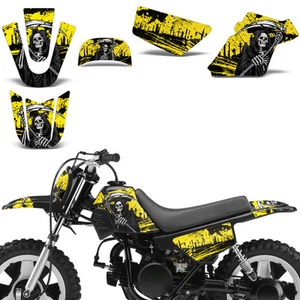 Decal Graphic kit for Yamaha PW 50 Dirt Bike MX Motocross Deco PW50 90-07 REAP Y - Picture 1 of 2