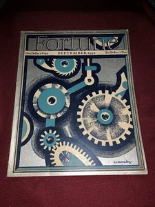 FORTUNE: September 1932 - Band VI • Nummer 3 FV Schreinermagazin - Bild 1 von 10