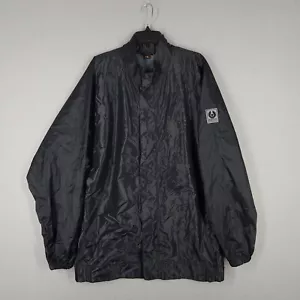 Belstaff Jacket Mens 2XL XXL Black Wind Rain Coat Biker Motorcycle Packable - Picture 1 of 18