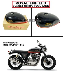 Royal Enfield "INTERCEPTOR 650 SUNSET STRIP FUEL TANK" - EXPRESS SHIPPING - Picture 1 of 8