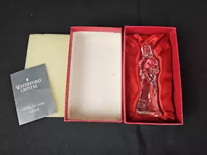 WATERFORD CRYSTAL SHEPHERD BOY w/ HORN - Nativity Collection Original Box - Picture 1 of 9