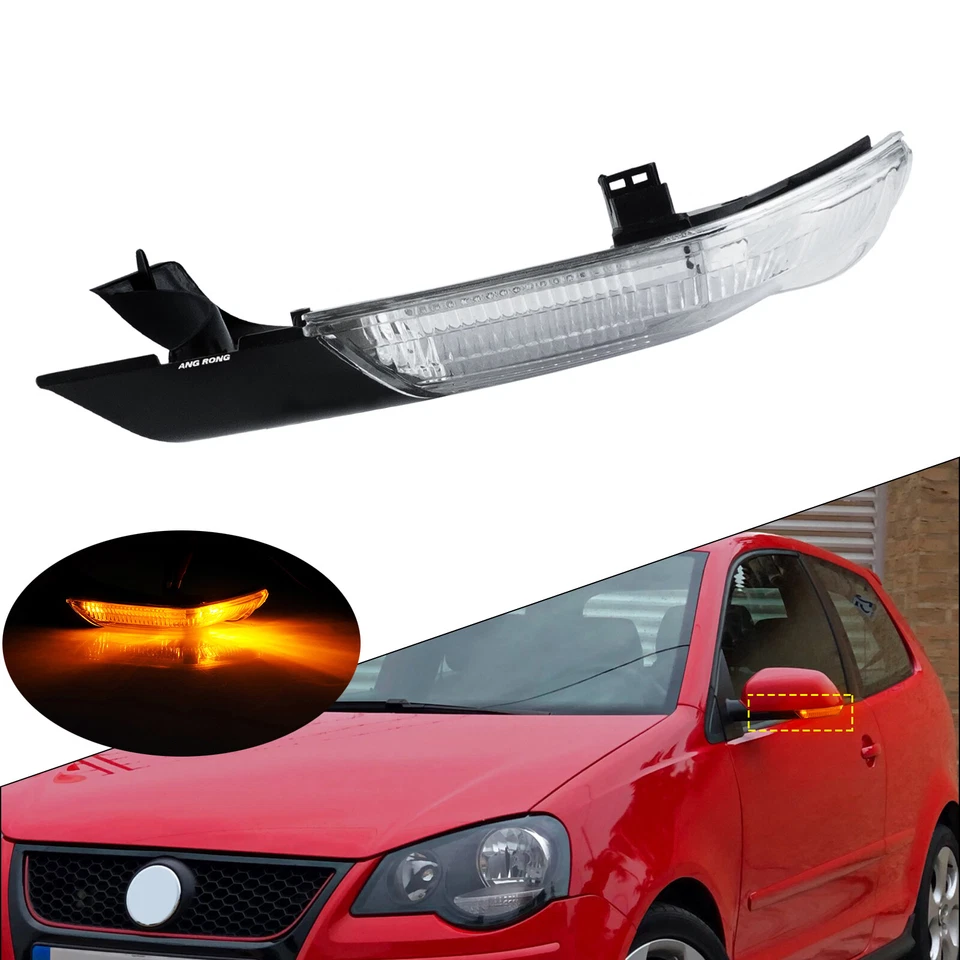 Links Spiegel Blinker Seitenblinker Gelb LED für VW Polo 2006 2007 2009 9A, 9N - Bild 1 von 4