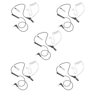  Pack Of 5 COBRA 2.5mm 1 Pin Radio Covert Acoustic Tube Listen Only Earpiece   - Picture 1 of 3