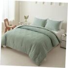 Size Comforter Set, Sage Boho Bedding Comforter With Tufted Design, King Green