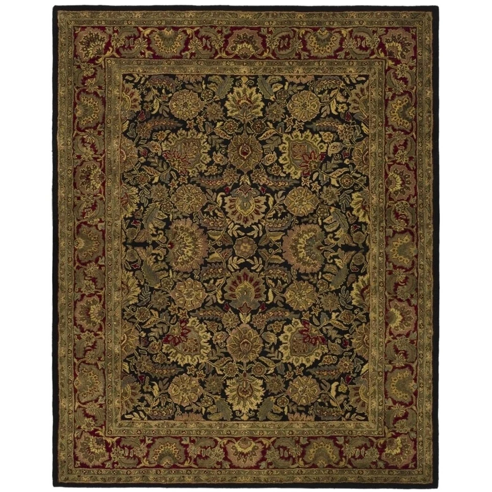 SAFAVIEH Classic Collection CL359A Handmade Navy/Red Rug - Image 1 of 4