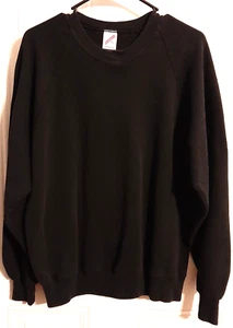 90’s Jerzees Sweatshirt Size XL Cotton/Polyester Blue/hanger - Picture 1 of 4