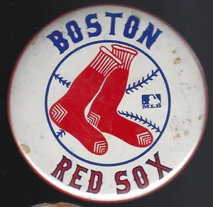 Pulsante pinback MLB originale anni 70 Boston Red Sox 3 1/2 pollici - Foto 1 di 2