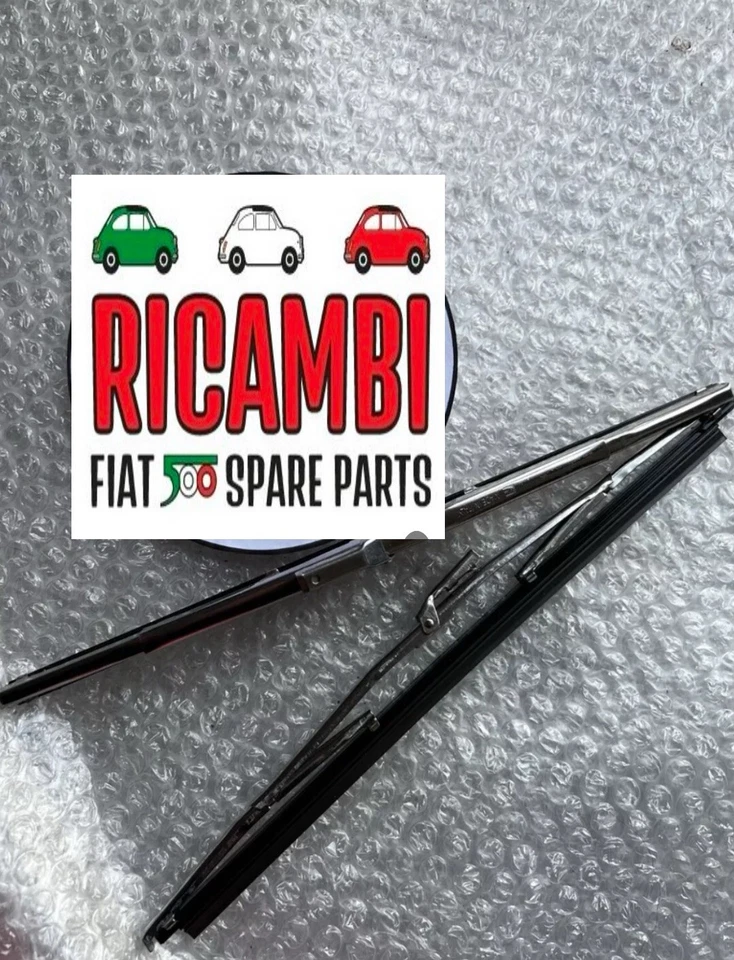 2 x PAR DE ESCOBILLAS LIMPIAPARABRISAS CLASSIC FIAT 500 600 MODELO ATORNILLADO NUEVO Foto 1 de 1