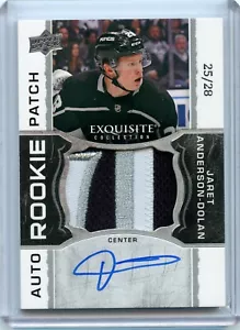 2018-19 Exquisite Collection Rookie Patch Autographs #ECJA Jaret Anderson-Dolan - Picture 1 of 2