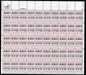 Scott #2015 American Libraries Sheet of 50 Stamps - MNH P#3 UR - Picture 1 of 1