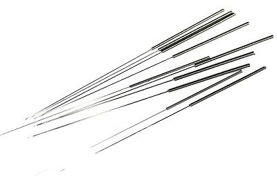 10 Pcs Stainless Steel Nozzle Cleaning Needle Various Diameter • 4.20£