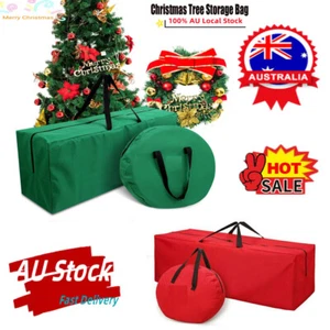 Xmas Festive Extra Large WatVNproof Christmas Tree Storage Bag Zip Up OrganisQS - Picture 1 of 23