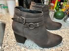 Josef Seibel Ankle Boots Heels Womens Brown Leather Comfortable Shoes Size 40/10