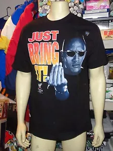 The Rock "Just Bring It" T-Shirt" Wrestling (Large) New last one - Picture 1 of 2