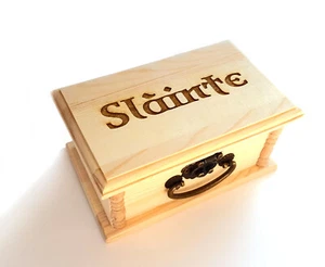 Sláinte Decorative Wooden Box Free Engraved Personalization - Picture 1 of 9