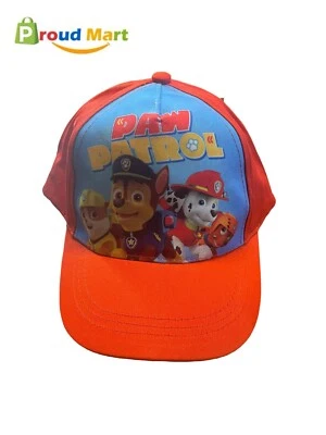 Nick Jr. Paw Patrol Boys Hat Baseball Cap Red Blue Trucker Adjustable Strap - Image 1 of 4