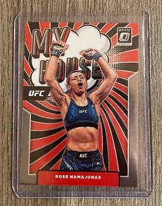 2022 Donruss Optic UFC Rose Namajunas My House #5 Strawweight - Picture 1 of 2