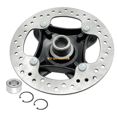 Front/Rear Wheel Hub & Brake Rotor & Bearing Set for Polaris RZR XP 4 1000 14-23 - Image 1 of 4