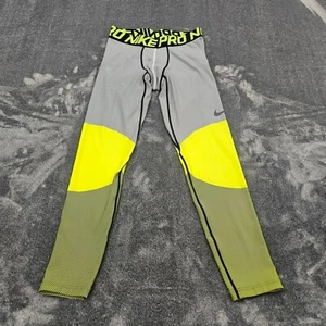 Nike Pro Hyperwarm Compression Tights Mens 2XL Hexodrome Pants Athletic Training - Picture 1 of 13