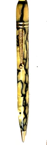 "DIAMOND MEDAL & DIPLOMAT PENCIL"Pearl Marbling + Black Lines/PBT Working Pencil - Picture 1 of 24