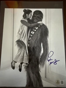 PETER MAYHEW HAND SIGNED AUTOGRAPHED CHEWBACCA STAR WARS BECKETT BAS COA 8x10 - Picture 1 of 4