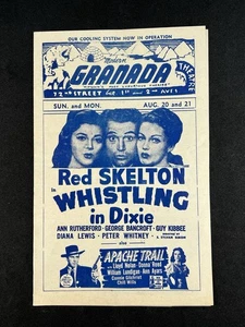 1942 Granada Theater New York City - Whistling in Dixie - Vintage Movie Program - Picture 1 of 3