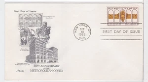 TurtlesTradingPost- Metropolitan Opera 1983 #2054- FDC Artmaster Cachet - Picture 1 of 1
