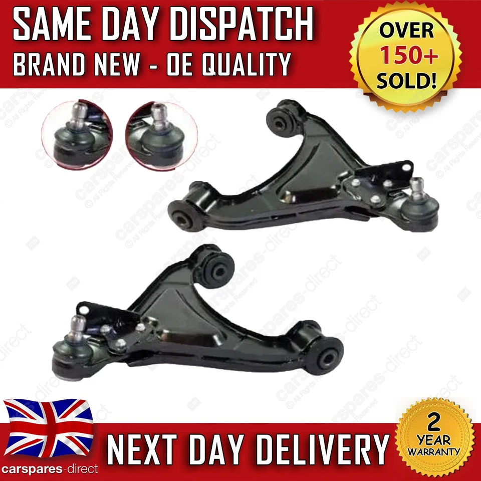 MG MGF, MG TF FRONT  LOWER L / R WISHBONE SUSPENSION CONTROL ARM PAIR X2 KIT - Image 1 of 4