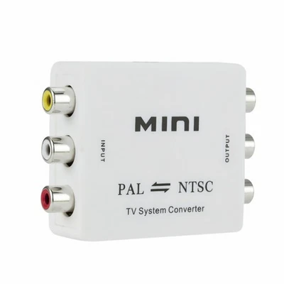 Bi-Directional 2-Way NTSC To PAL+PAL To NTSC Video TV System Converter Adapter - Image 1 of 4