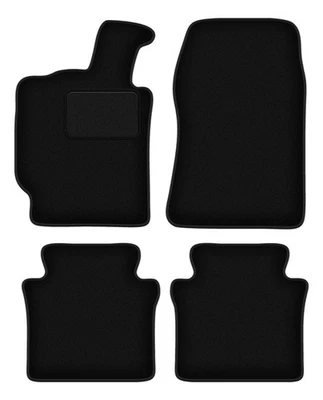 Tapis de sol en velours noir pour Lancia Thesis année 2001-2009 set 4 pièces - Photo 1/4