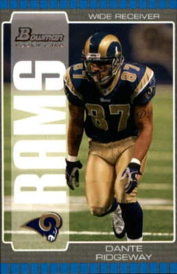 2005 Bowman #202 Dante Ridgeway RC - NM-MT - Image 1 of 2