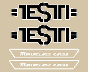 TESTI MONOCROSS CORSA ADESIVI STICKERS - Picture 1 of 1