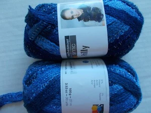 Schachenmayr SMC Frilly ruffle mesh scarf yarn, Berry Mix, lot of 2 (30 yds ea) - Picture 1 of 2