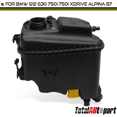 Engine Coolant Reservoir w/ Sensor for BMW G12 750i Alpina B7 G30 M550i xDrive - Image 1 of 4