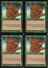 MTG: REDWOOD TREEFOLK Weatherlight COMMON; played, Excellent condition x4