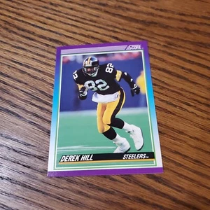 1990 Score Derek Hill Rookie Pittsburgh Steelers #142 - Picture 1 of 2