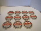 LOT OF 11 VTG BUDWEISER CLASSIC AMERICAN LAGER HEAVY CARDBOARD COASTERS USED 