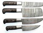 ESHAAL CUTLERY HAND MADE DAMASCUS STEEL CHEF KNIVES SET KITCHEN KNIVES SET GIFT