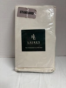 Ralph Lauren 2er Set Kissenbezüge Standard weiß 275 Fadenzahl NEU im Paket - Bild 1 von 3