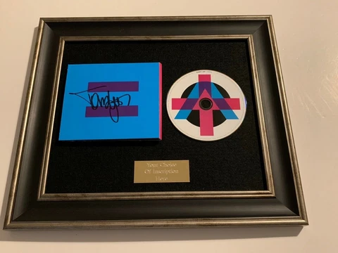 SIGNED/AUTOGRAPHED TOMMY LEE - ANDRO FRAMED CD PRESENTATION. MOTLEY CRUE Cover