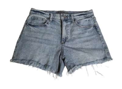 Shorts jeans Joes corte jeans cintura alta bainha desgastada lavagem leve festival tamanho 26 - Imagem 1 de 4