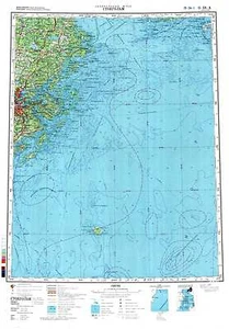 Mapa topográfico militar soviético ruso - ESTOCOLMO (Suecia), 1:500 000, edición 1978 - Imagen 1 de 5