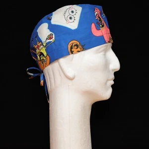 Spongebob Squarepants and Patrick Halloween Theme Scrub Hat - Picture 1 of 1