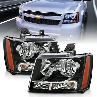 FAROS CRISTAL NEGRO PARA CHEVY TAHOE SUBURBAN 07-14 AVALANCHE 07-13 111392 Foto 1 de 4