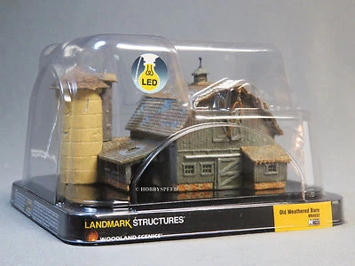 WOODLAND SCENICS 4932 N SCALE OLD WEATHERED BARN BUILT & READY farm WDS4932 NEW - Image 1 of 4