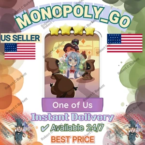 One of Us_Mono_Poly-Go Sticker Karten 4 Sterne ⭐⭐ Sofortversand ⭐⭐ - Bild 1 von 1